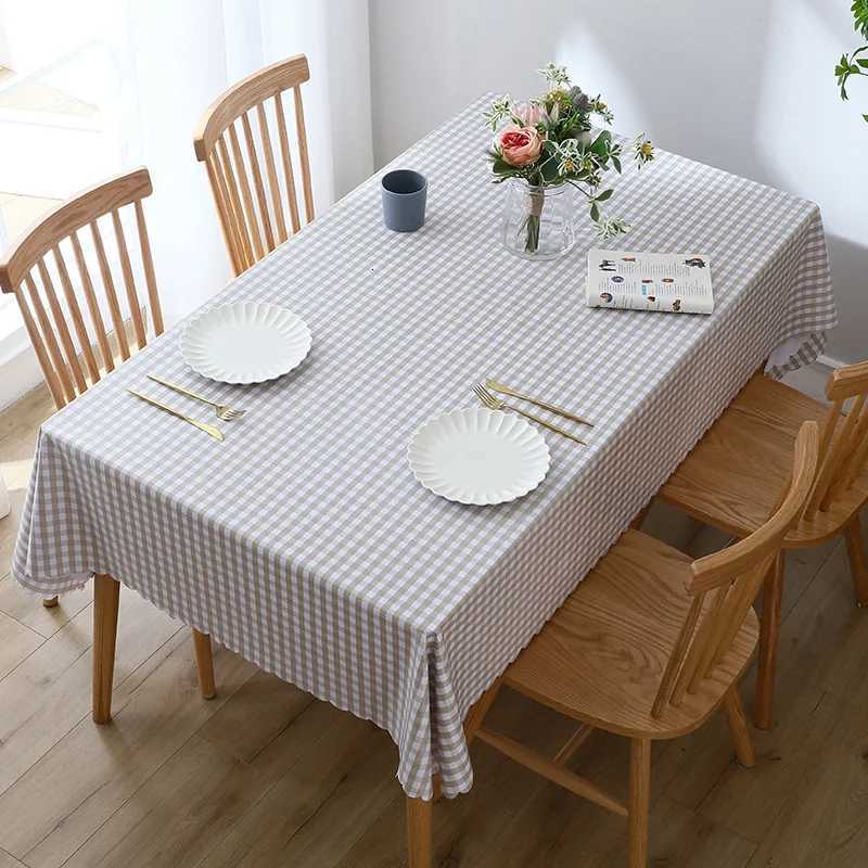 1PC Square Tablecloth Rectangle Waterproof Table Cloth Tabletop Cover Oil Proof Wipeable Table Covers for Kitchen Garden Dining H251211