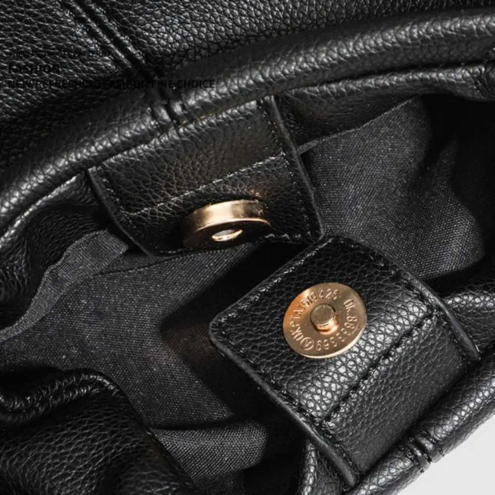 Ins PU Leather Dumpling Shoder Bag Light Luxury Large Capacity New Design Handbag Lunch Box Case Ladies Crossbody Bag Gifts Y251211