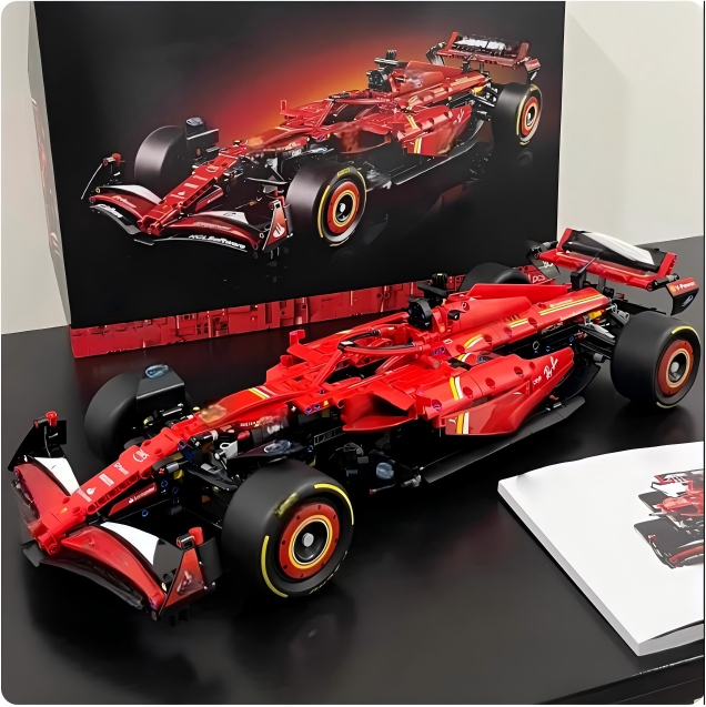 Top-Quality 1:1 copy 42207 set 63cm F1 Building Blocks Racecar Building Kit with Box Premium Alternative for Collectors boy's gift