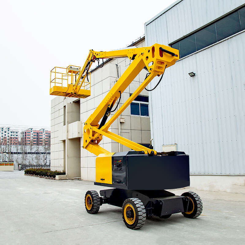 Electric Industrial Spider Ladder Truck Crawler Boom Lift Curved Arm Elevator With 40m Height
