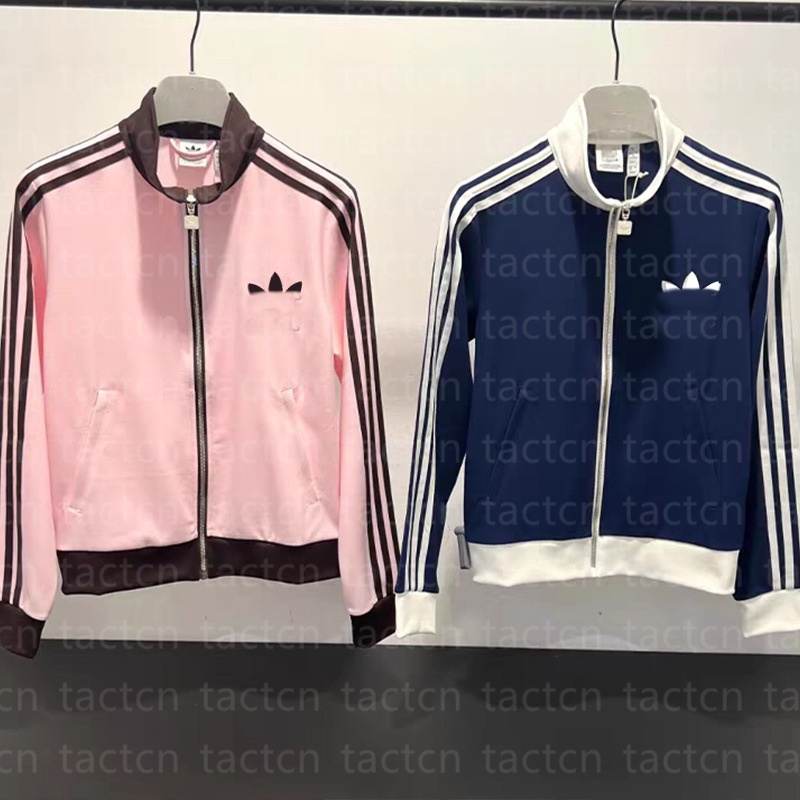 Jacket waffle zipper jacket contrasting embroidered letter jacket for both men women sports casual stand up collar casual fashionable loose jacket