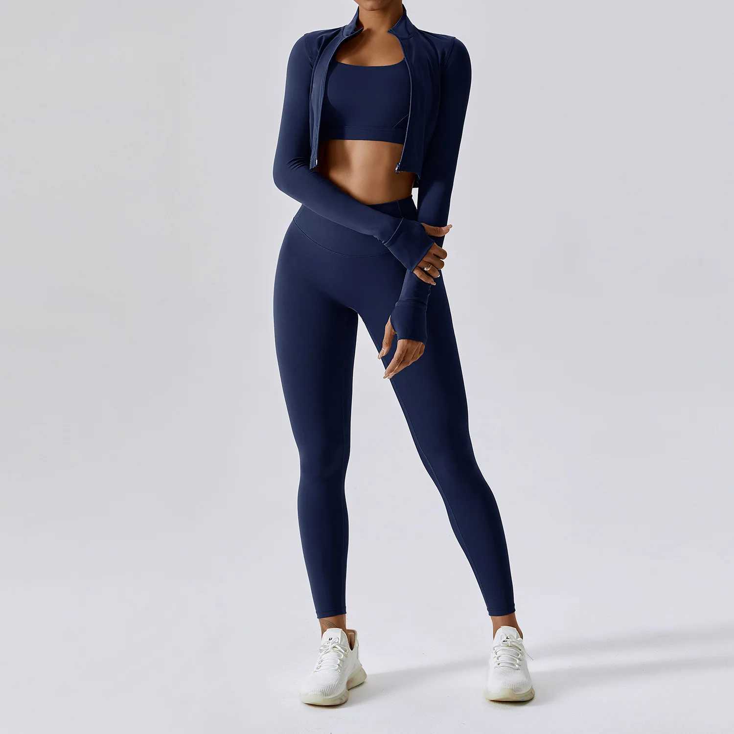 2/3PCS Yoga Set Gym Clothes Sportswear Yoga Suits For Women Tracksuit Fitness Set Tracksuits Sports Bra Gym Leggings Yoga TopT251211