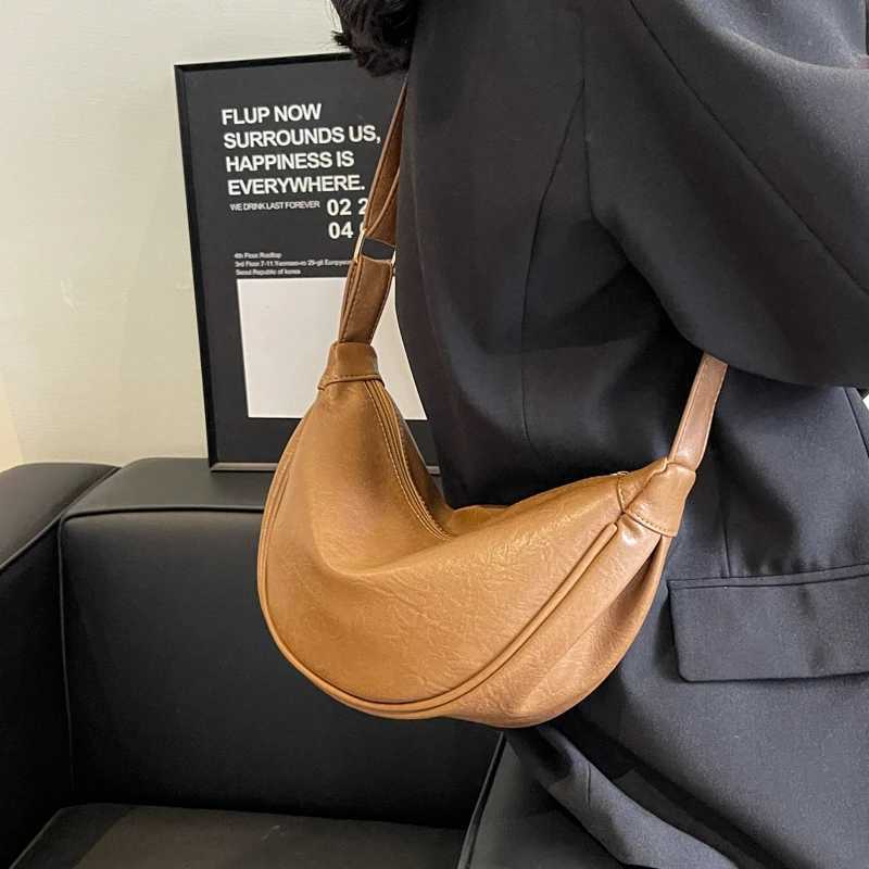 PU Solid Large Capacity Shoder Bags Zipper High Quality Backpack for Wen 2024 Designer Style Fi Tote Bolsas De bro Y251211