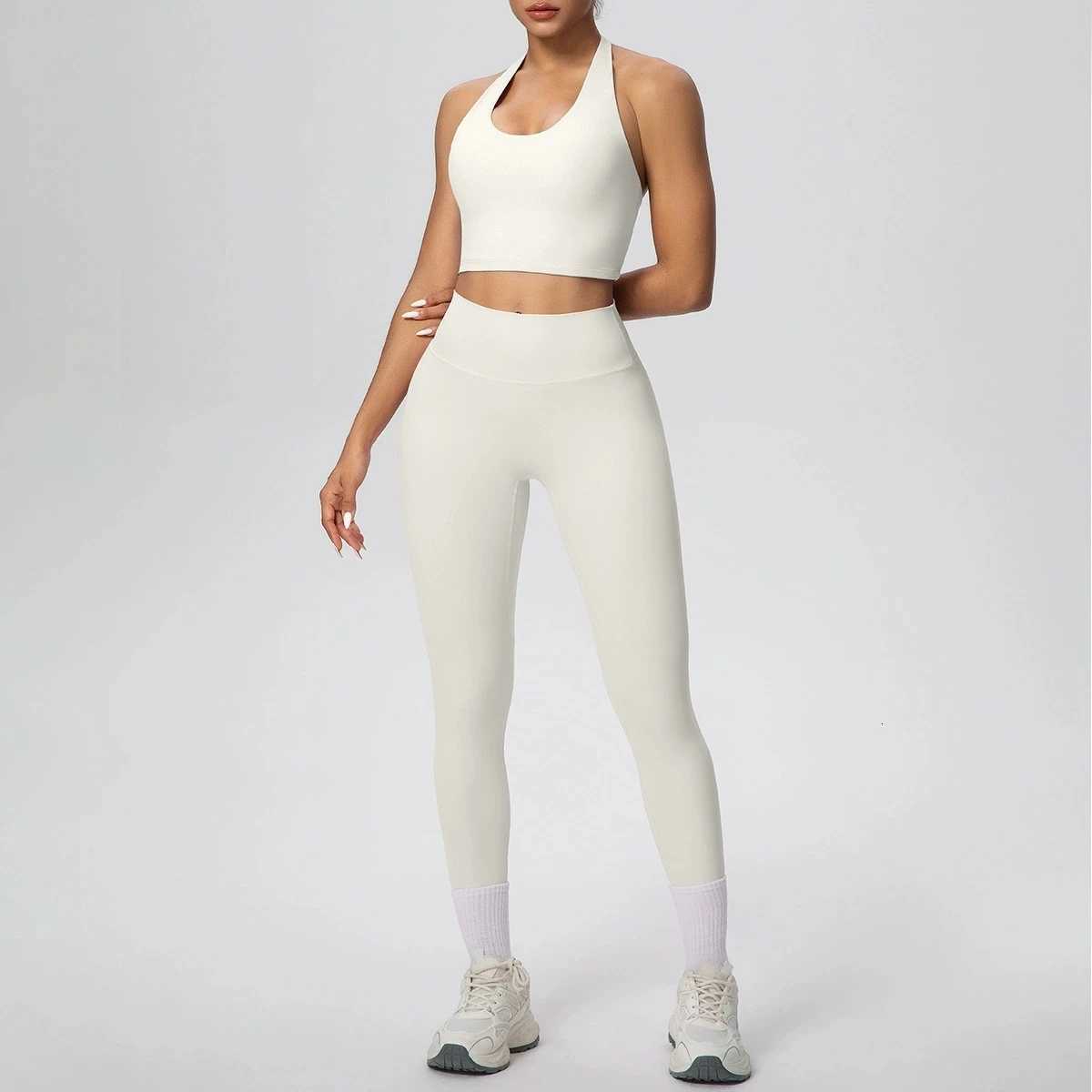 2PCS Yoga Clothes Sets Gym Womens Sports Set Yoga Bra Hoigh Waist Leggings Fitness Suit Running Bra Workout Tracksuit Yoga SetsT251211