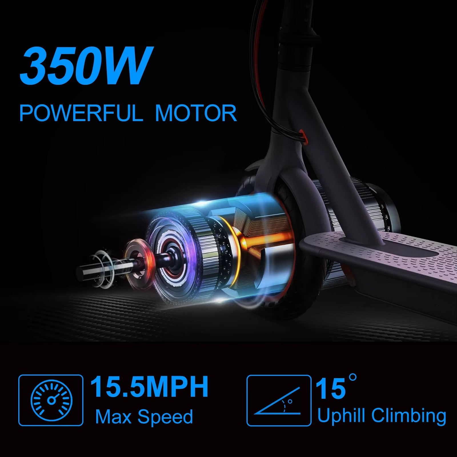 8.5Inch Escooter 36V 350W 25 KM/H 10.4AH Lithium Battery HS-04PRO Smart Foldable Electric Kick Scooter with EU/US/UK Warehouse