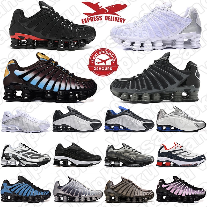 Free shipping designer sneakers Men Women running shoes shox shoxs tl for Mens Womens White Black Breathable Outdoor Sports Sneaker 36-46