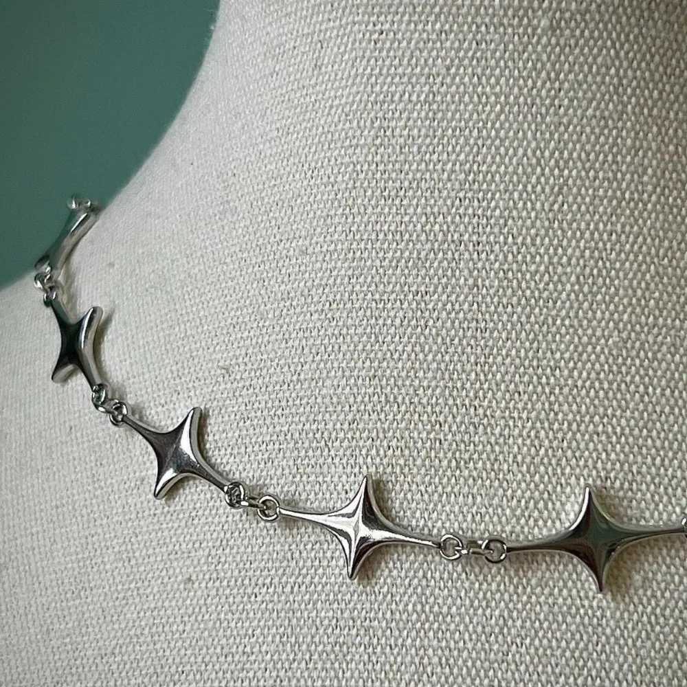Personality Punk Silver Color Stars Chains Stainless Steel Necklace for Women Halloween Party Dreamy Temperament Chokers Jewelry M251211