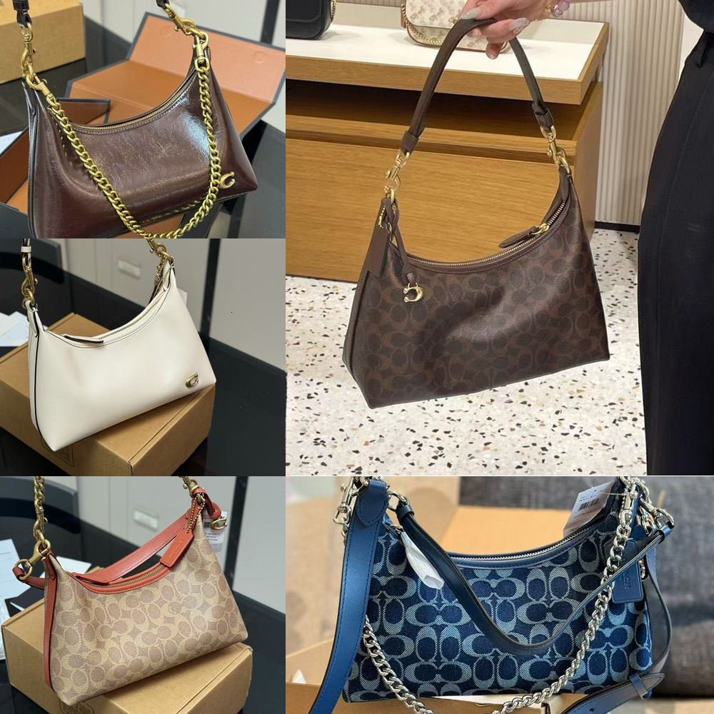 C0acher bag Designer new JULIET Shoulder Bag Solid color with old-fashioned floral pattern women Retro crossbody handbag with an underarm strap color available