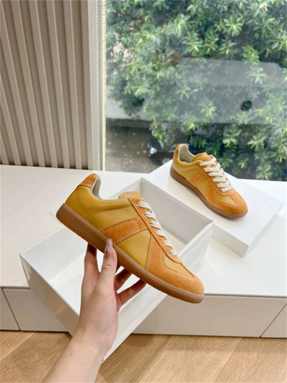 Hot Sales Gats Shoes Men Designer Sneakers Vintage German Army Trainers colorful Low-top Suede Leather Casual Shoes Outdoor Couple Flat Shoes