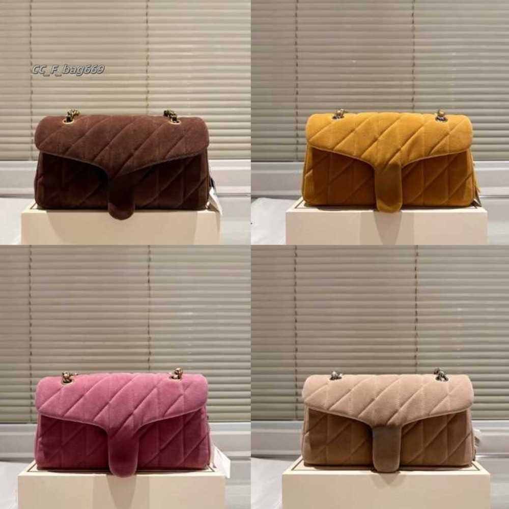 Shoulder Bags Top Quality Tabby Designer Bag Woman Metal Chain Quilted Bag Suede Bag Cowhide Genuine Leather Crossbody Bag Top Handbag Luxury Tote Bag 20 26 Mini Bag