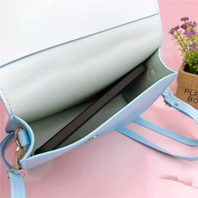 Sanrio Girls Purse Waterproof PU Leather Hello Kitty Kuromi Crossbody Shoulder Bag Square Travel Storage Message Case H251211