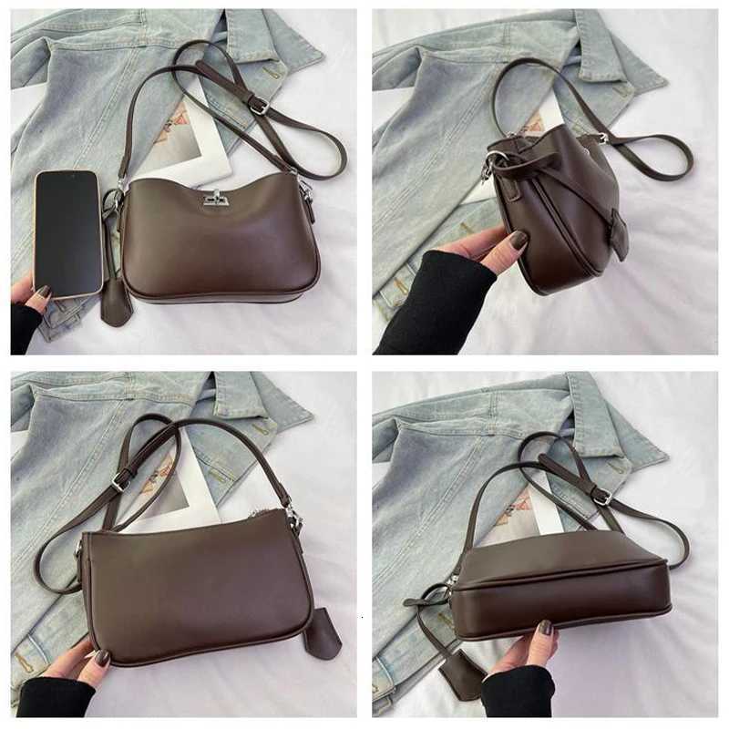 Fi Temperament Wen Crossbody Shoder Bag2025 Spring Single Underarm Side BagDesigner Cmuting Small Square Bag Y251211