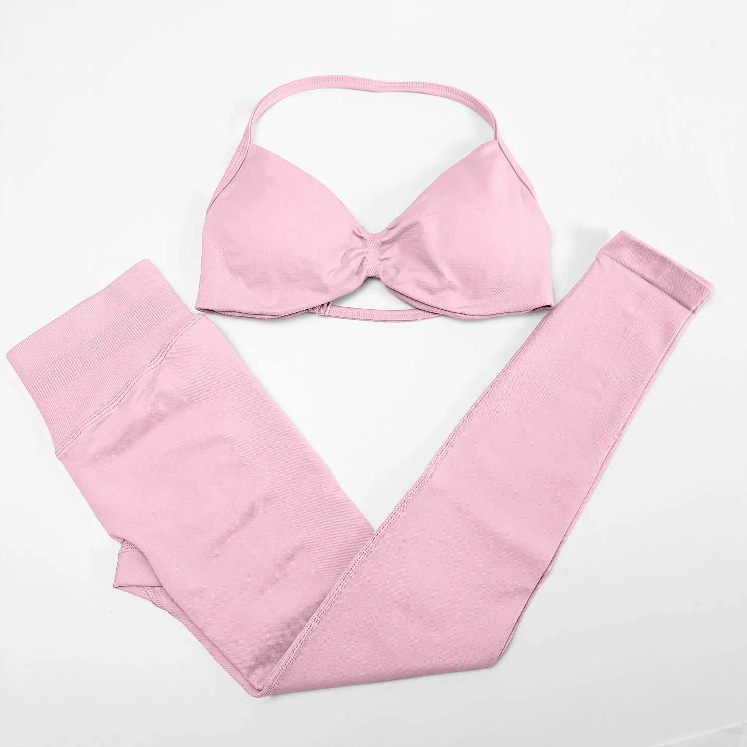 NCLAGEN Sports Sets Woman Gym Leggings And Strappy Bra Yoga Fitness Suit 2 Piece High Elastic Pilates Clothes Workout SportwearT251211