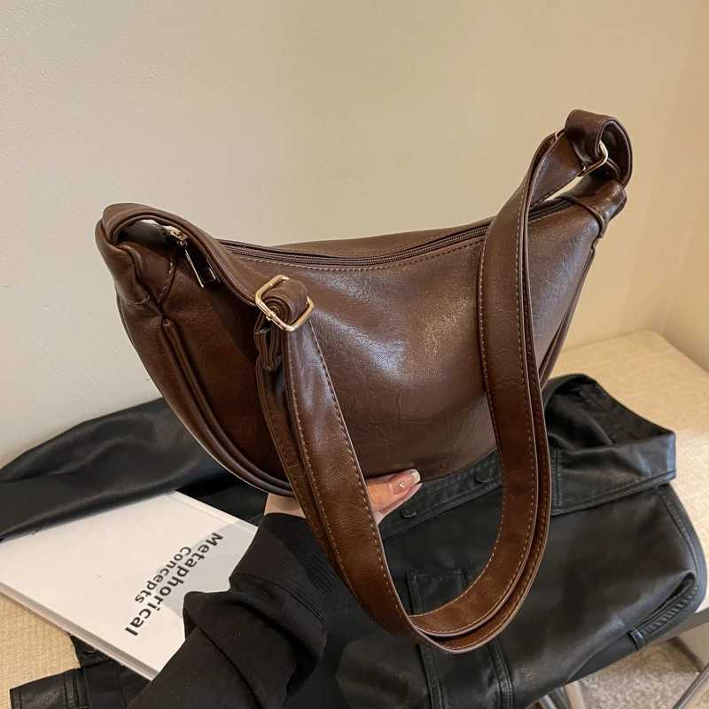 PU Solid Large Capacity Shoder Bags Zipper High Quality Backpack for Wen 2024 Designer Style Fi Tote Bolsas De bro Y251211