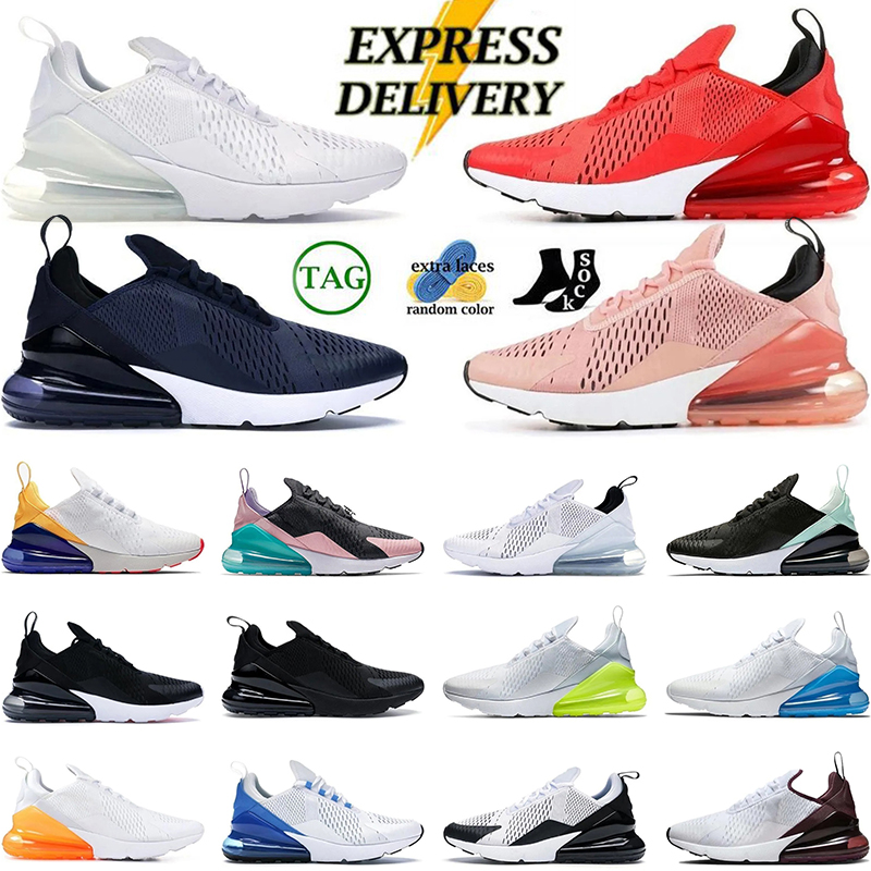 New 270 270s Designer Running Shoes Triple White White Atmosphere White Volt Men Women trainers Sports Sneakers platform shoes sports runner