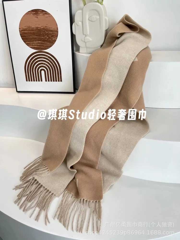 Luxury Design Fashion Men Women Scarf Long Warm 100 Wool High Quality Winter Scarf Cashmere Scarves ladies Shawl Wrap Pashmina Y251211