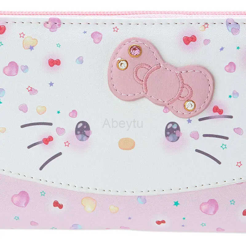 Sanrio Hello Kitty Cute Wallet Women Coin Purses Leisure Zipper Buckle Card Holder Lady Case H251211