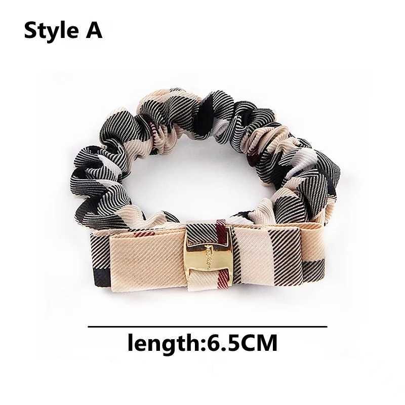 Striped Plaid Hair Band Hair Circle Knot Rabbit Ears Hair Rope Tie Hair Rope Wen dr Hairpin Hair Accories Y251210