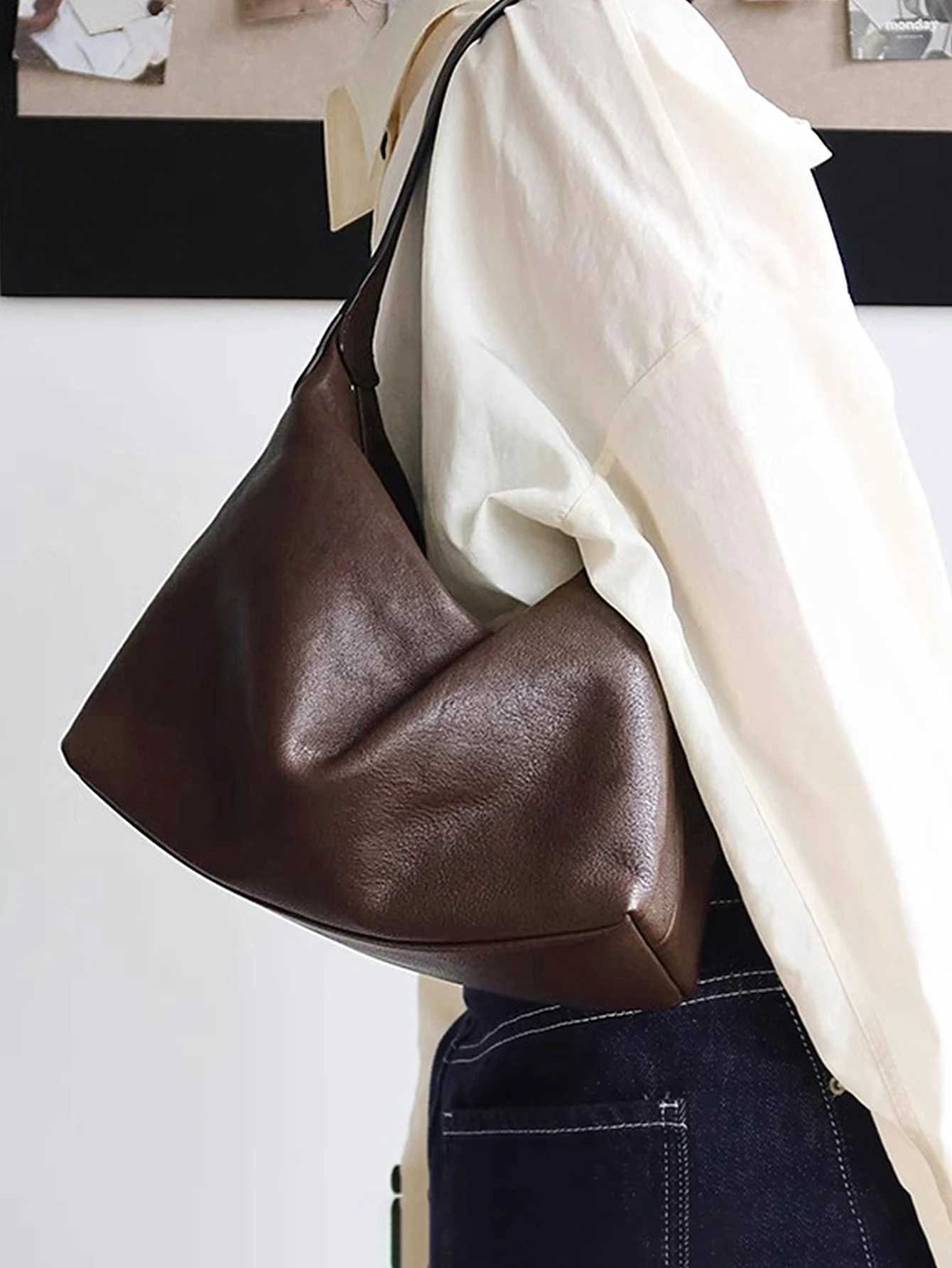 MIYIN classic fi wens tote bag messenger bag simple large capacity shoder bag cmuting all-mah underarm bag Y251211