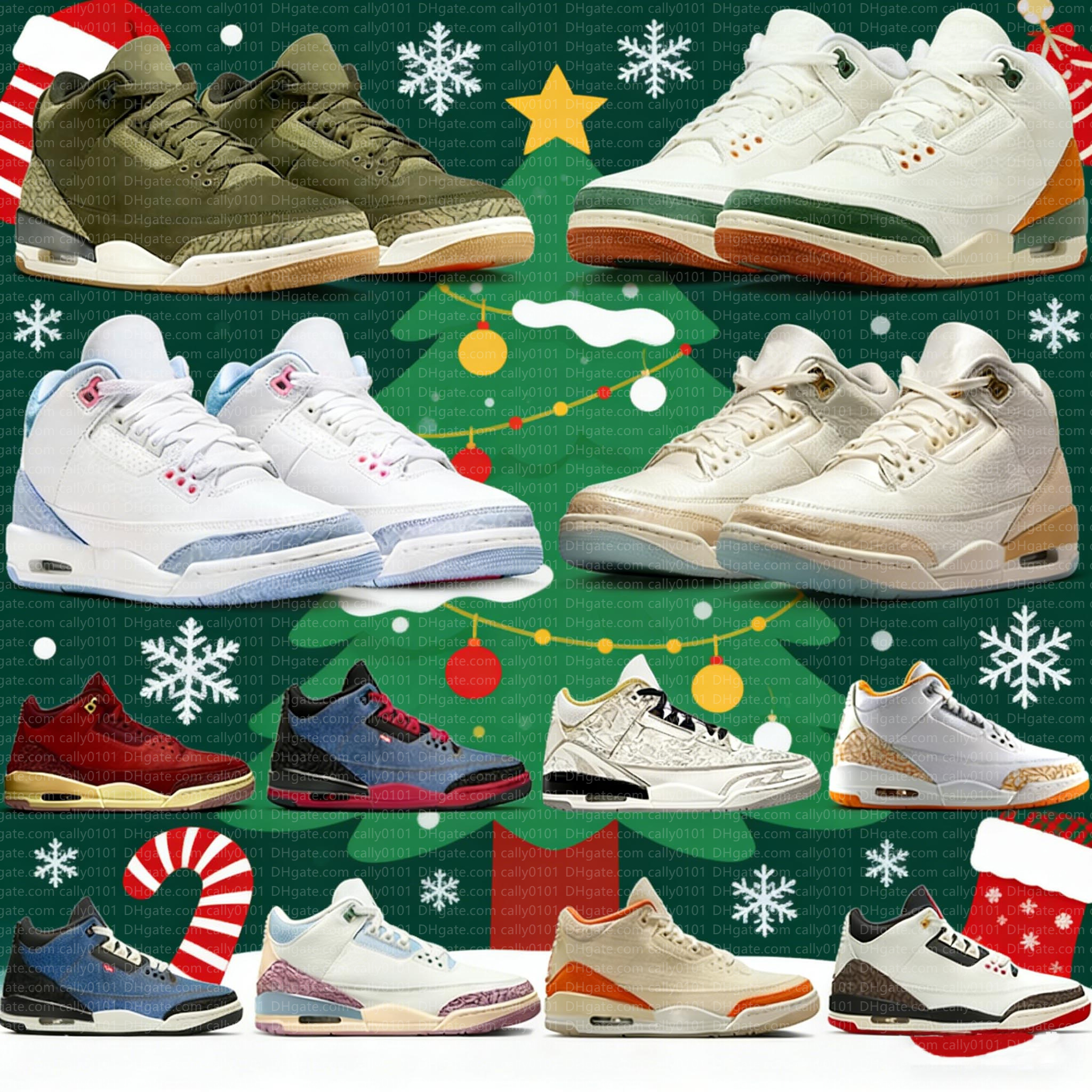 2026 Designer 3 BIN 23 Basketball Shoes 3s Men Sneakers Black Denim Blue Champagne Oysters Denim Pink Glow Family Affair Fruits Of Our Labor Orange Citrus Starfish