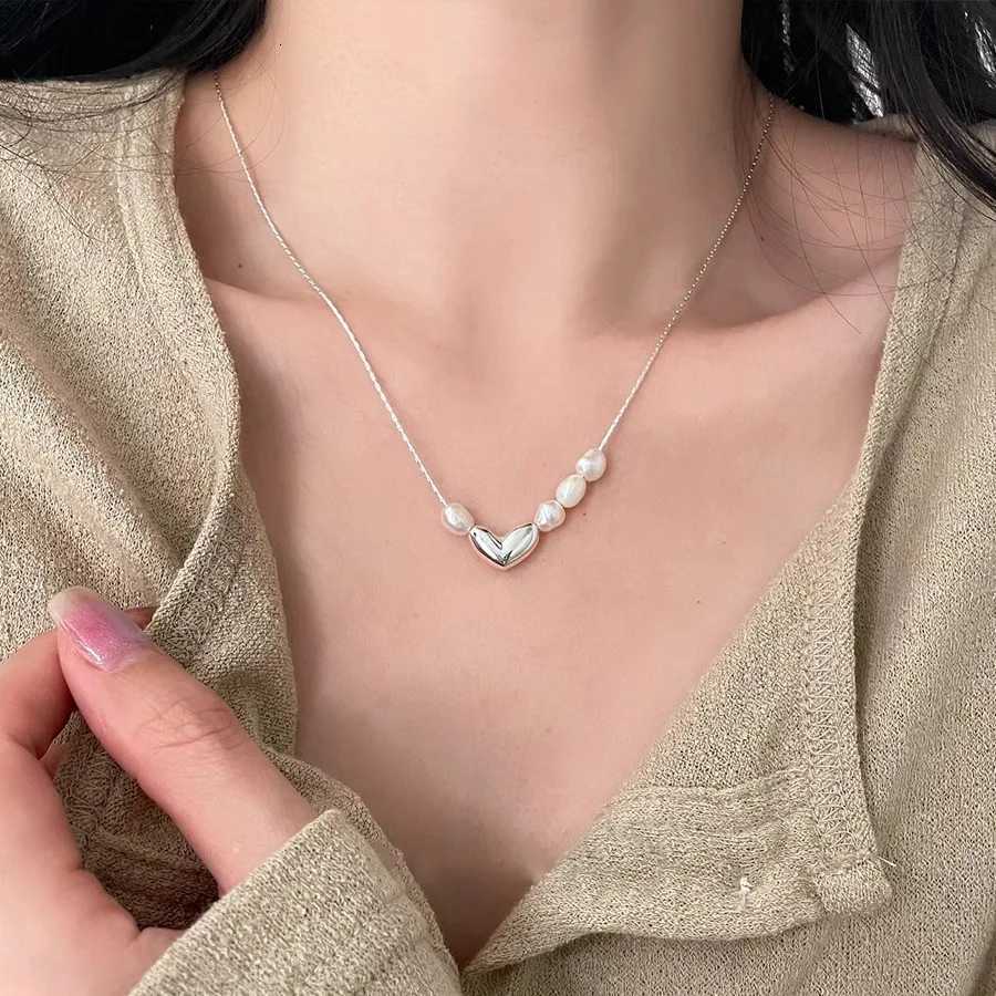 925 Sterling Silver Necklace Bowtie Ribbon Simple Knot Punk Geometric for Women Girl Jewelry Gift Dropshipping Wholesale M251211