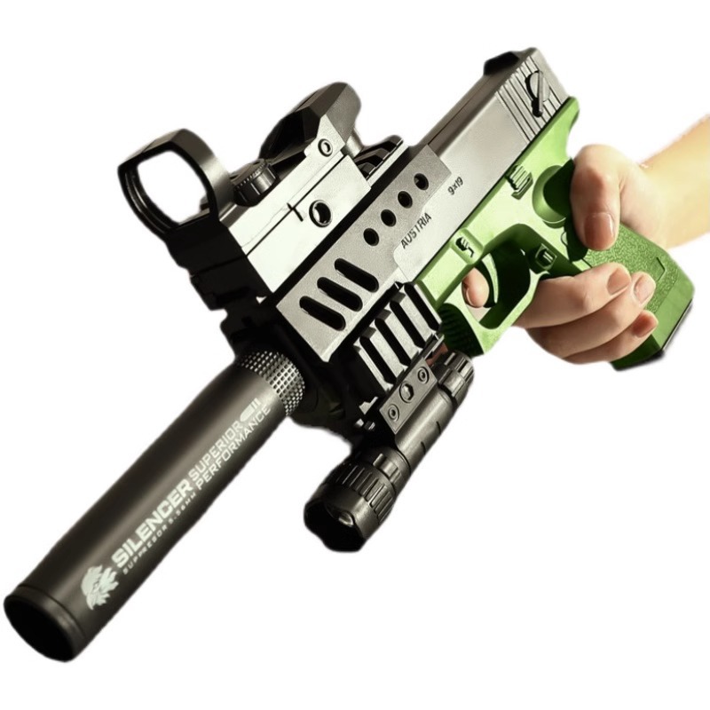 Colt Automatic Shell Ejection Pistol Laser Version Toy Gun For Adults Kids Outdoor Games