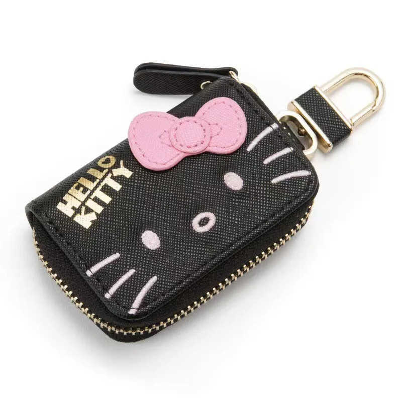 Sanrio Cartoon Key Case Kawaii Hello Kitty Cinnamoroll Melody Kuromi Coin Purse Small Storage Bag Gifts for Kids H251211
