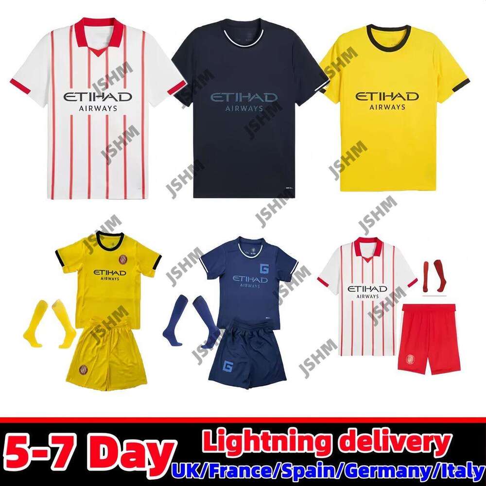 25 26 STUANI Gironas FC soccer jerseys CASTELLANOS VALERY TONI BORJA VILLA ALEIX GARCIA 2024 2025 2026 home away shirts Camiseta de Men kids kit football