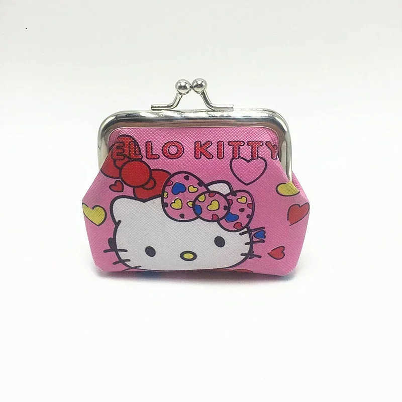 Sanrio Hello Kitty Cartoon Coin Pouch Purse Creative Small Wallet Wholesale My Melody Bags girls purse Kawaii Wallet Kid Purses H251211
