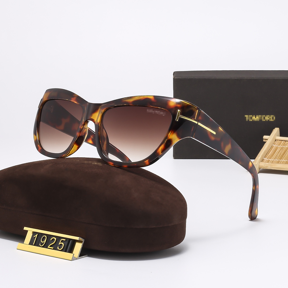 Ford FT1065 01B cat eye sunglasses for women and men fashionable tortoiseshell sunglasses classic PC board Adumbral Protect eyes glasses with sunglasses case
