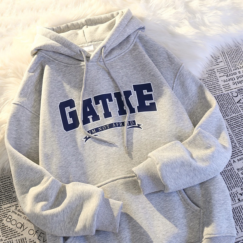 2025 New Arrival Men's Heavyweight Versatile Hoodie: Fleece-Lined & Thickened, Loose Oversized, Trendy Autumn/Winter Outerwear/Top