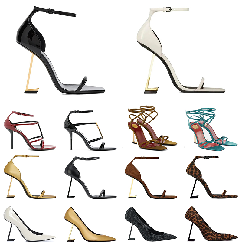 with box designer dress shoes pumps high heels Luxurys Latte Mesh black gold lady sandals Party Wedding Office women shoes