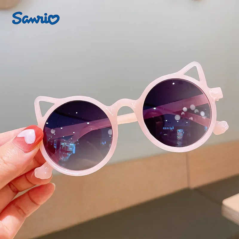 Sanrio Girls Boys Cute Animal Cartoon Ears Sunglasses Outdoor Sun Protection Children Lovely Vintage Sunglasses Protection Classic Kids H2512111 - view 3