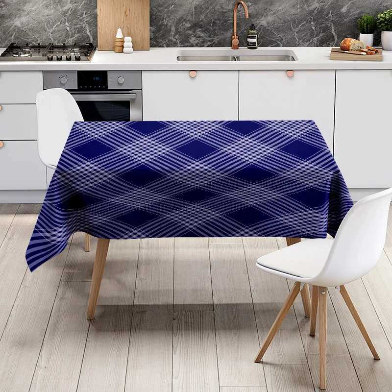 Waterproof Tablecloth Washable Rectangle Modern Farmhouse Dining Table Cover Home Decor Kitchen Party Table Topper H251211