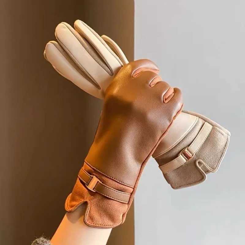 2025 New Gloves for Women in Winter Warm and Plush Thickened Cold Proof Driving Touch Screen Gloves for Outdoor Cycling Y251211