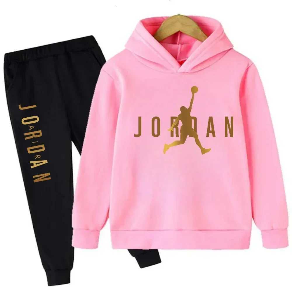 Spring Autumn Brand Slam Master Print Children Set HoodiePant Suit 2pcs Set Kids Boys Girl Clothes Fashion Sport Tracksuit W251211