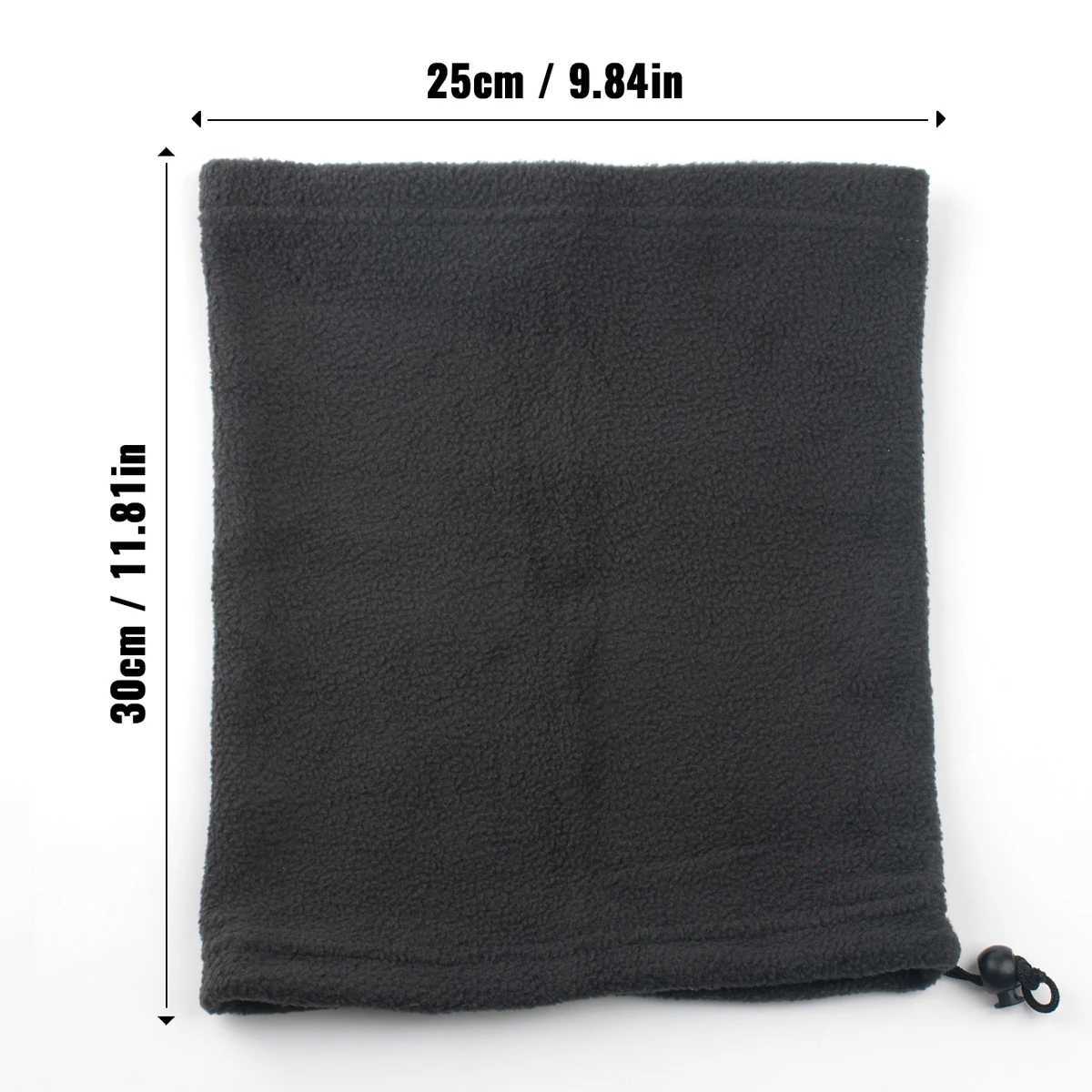 Winter Neck Scarf Warm Windproof Polar Fleece Ski Tube Outdoor Sport Cold-proof Thermal Cycling Snowboard Face Cover Neck GaiterT251211