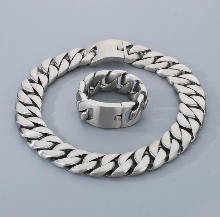 European Style Chunky Gold Cuban Link Chain Choker Necklace for Women - 14K/18K Gold Plated Stainless Steel Hip Hop Jewelry R251211