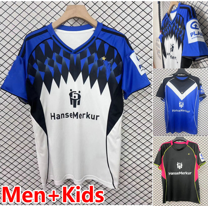 25 26 Hamburger SV Soccer Jerseys 2025 2026 Home HSV VAGNOMAN ONANA LEIBOLD REIS DUDZIAK Football Jersey Shirts Man size S-4XL men kids set uniforms