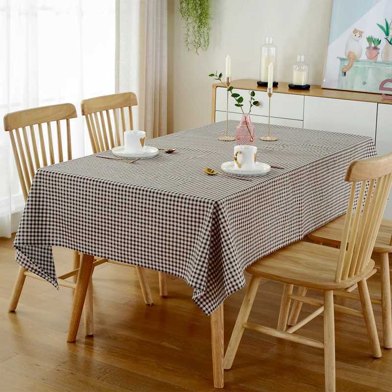 Checkered Tablecloth Kitchen Wedding Holiday Table Decoration Tablecloth Outdoor Picnic Tablecloth H251211