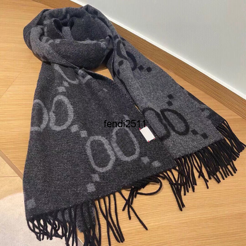 Scarves Cashmere Mens Women Designer Scarf Fashion Winter Warm Unisex Long Wraps Brand Classic Letter Shawls and Scarves Men Womens Scarfs