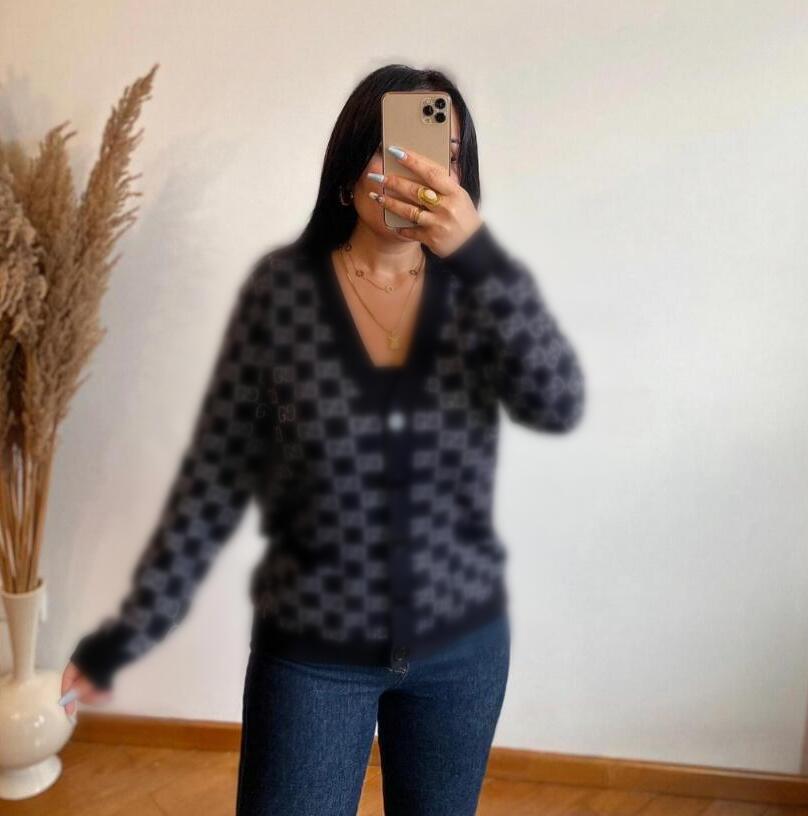 V-Neck Cardigan Swe… - image