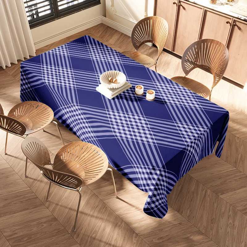 Waterproof Tablecloth Washable Rectangle Modern Farmhouse Dining Table Cover Home Decor Kitchen Party Table Topper H251211
