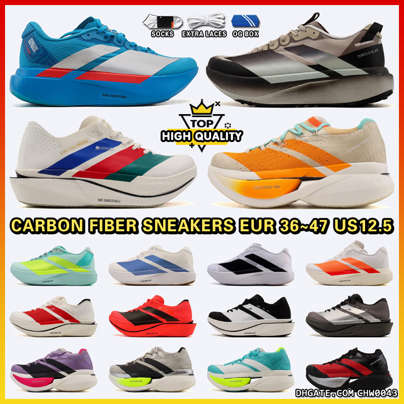 Zeros Evo Sl 2s Atr Designer Running Shoes Men Women Pro 5 Pro 4 Built-in Carbon Fiber Ultralight Breathable Sneakers Prime X3 Strung Trainers Outdoor Sports Shoes