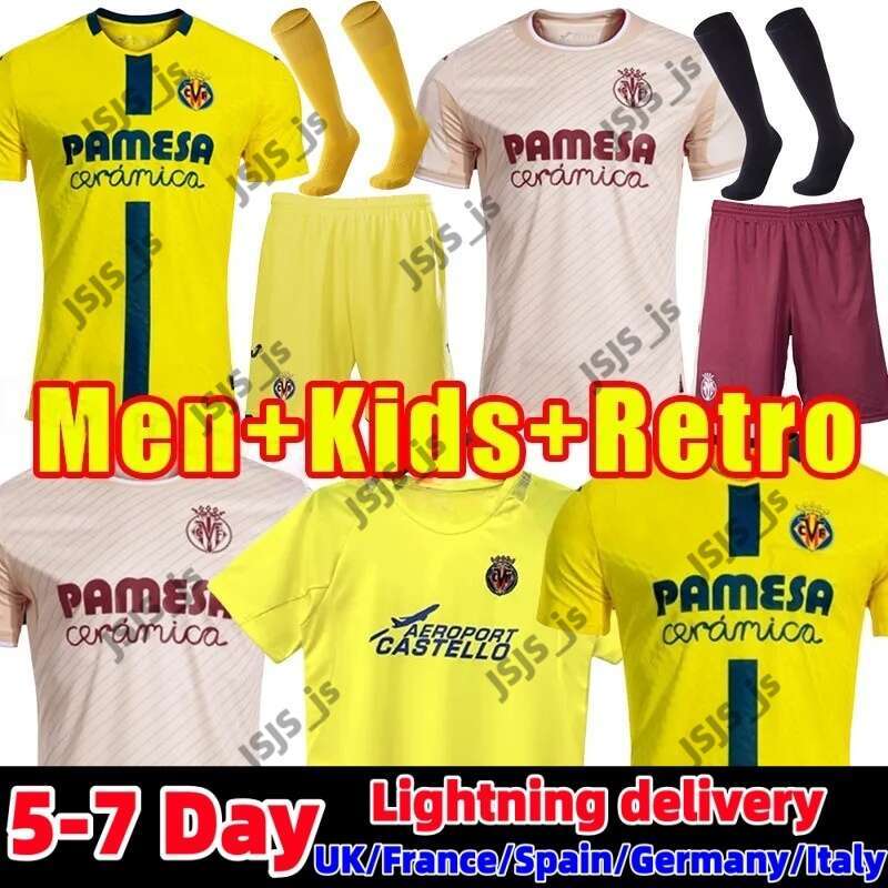 25 26 Villarreal CF S.CAZORLA Soccer Jerseys 2025 2026 DIA GERARD SORLOTH camiseta Parejo PACO ALCACER RIQUELME men kids Kits socks set 05 06 Retro home and