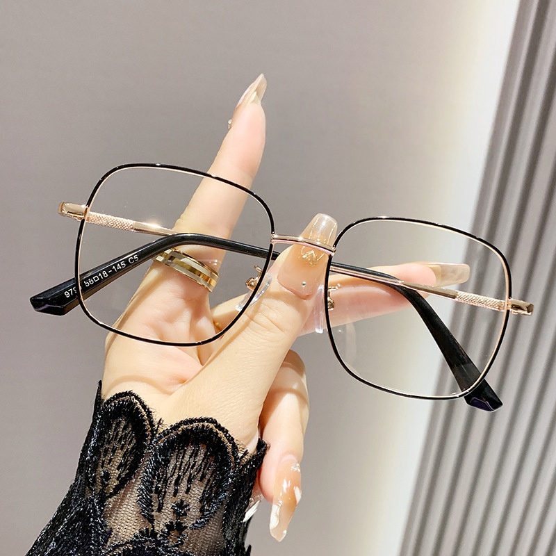 Womens Eyeglasses Square Frames All Day Every Situation Glasses Photochromic Blue Light Filter Ultra For the Digital Workspace HomeLightweight Sunglas