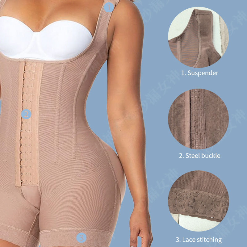 Fajas Colombiana Girdles Shapers Postpartum BBL Shapewear Thigh Slimmer Body Sculpting Hourglass Concealor Flat Belly Corset 241231