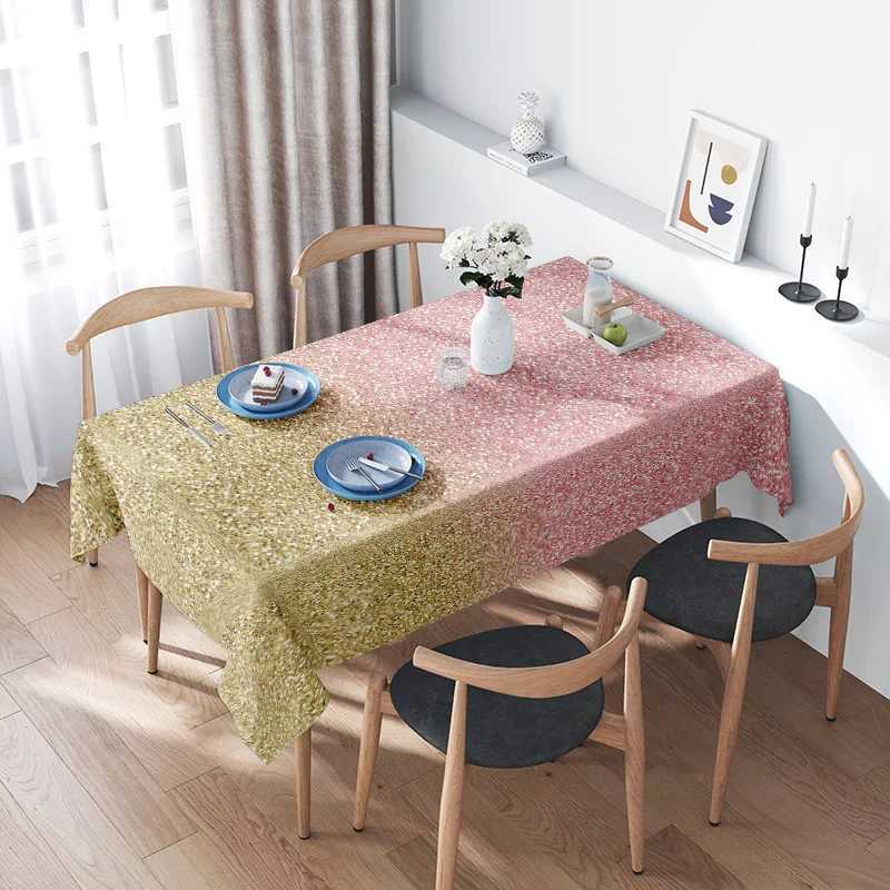 Waterproof Tablecloth Vintage Floral Table Cover Washable Kitchen Dining Table Protector Party Decor Rustic Farmhouse Style Tabl H251211