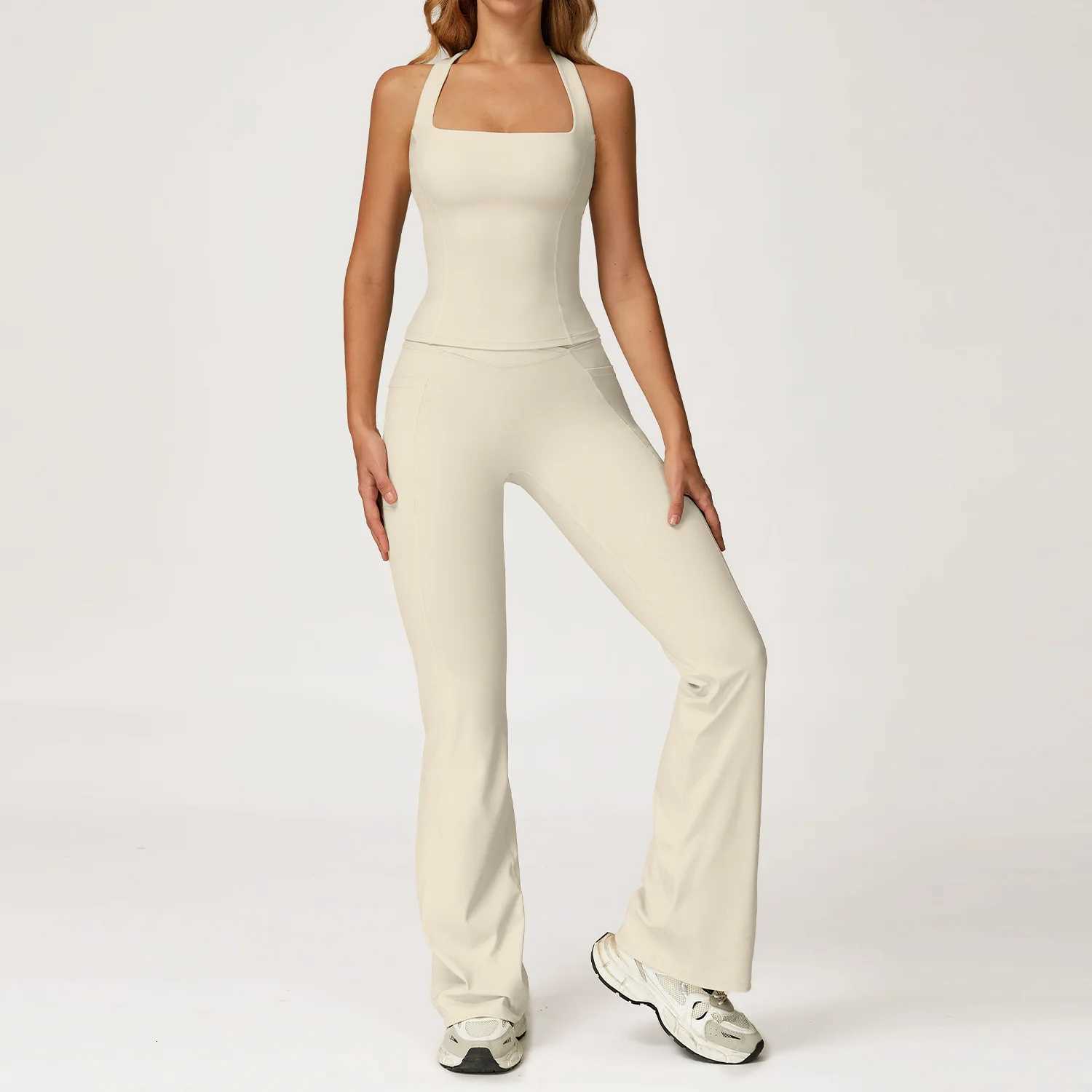 2PCS Fitness Suit Yoga Pilates Set Athletic Wear Gym Workout Tracksuit Women Push Up Yoga Suit Female Sports Bra Leggings SuitT251211