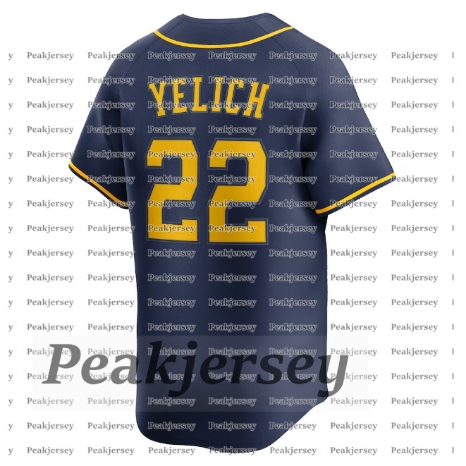 Custom Christian Yelich Men Women Youth Baseball 11 Jackson Chourio 10 Sal Frelick Willy Adames Luis Urias Contreras Rowdy Corbin Burnes Yount Jersey